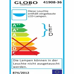 Globo Deckenleuchten-LED-Deckenleuchte TILO Gold