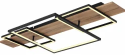 Deckenleuchten|Globo LED-Deckenleuchte Vanni Braun