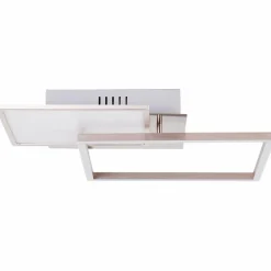 Brilliant Deckenleuchten-LED-Deckenleuchte Zelia Nickel matt