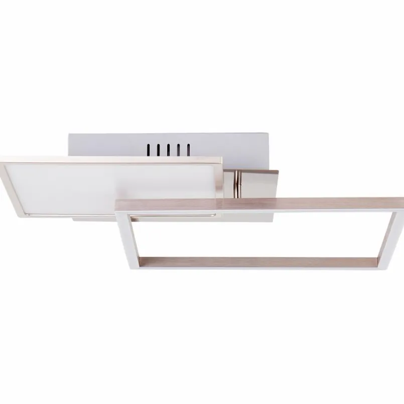 Brilliant Deckenleuchten-LED-Deckenleuchte Zelia Nickel matt