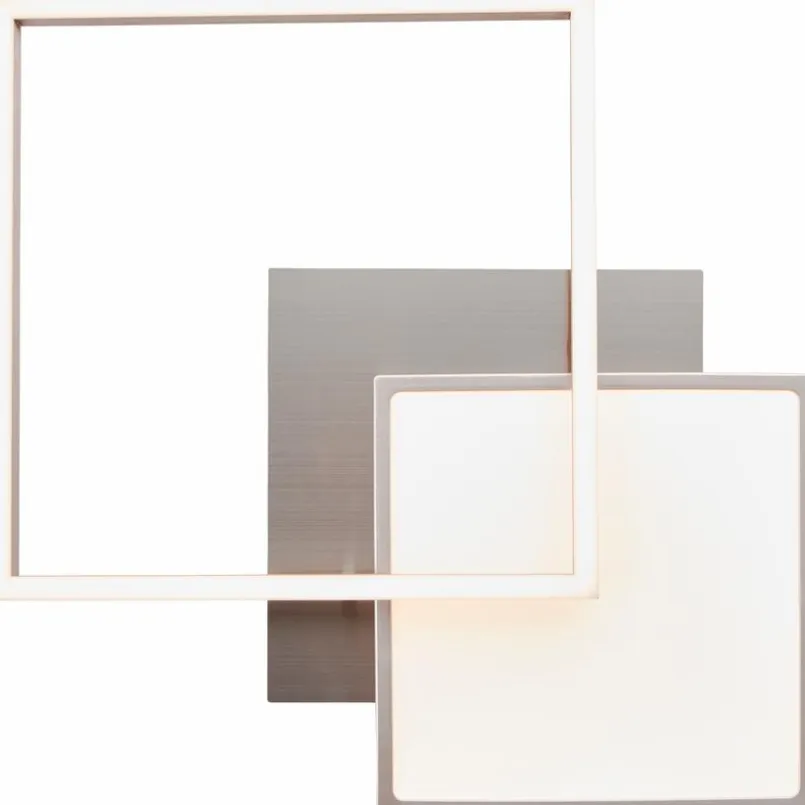 Brilliant Deckenleuchten-LED-Deckenleuchte Zelia Nickel matt