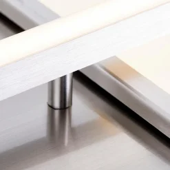 Brilliant Deckenleuchten-LED-Deckenleuchte Zelia Nickel matt