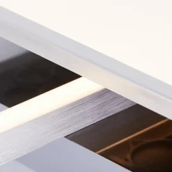 Deckenleuchten|Brilliant LED-Deckenleuchte Zelia Nickel matt