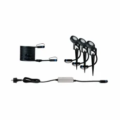 Wege- & Bodenleuchten|Wege- & Bodenleuchten|Paulmann LED-Erdspieß Plug&Shine Schwarz