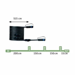 Wege- & Bodenleuchten|Wege- & Bodenleuchten|Paulmann LED-Erdspieß Plug&Shine Schwarz