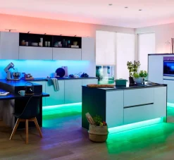 Paulmann Led-Stripes & Lichterketten-LED-Flexband MaxLED RGBW 1m Silber