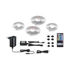 Paulmann Led-Stripes & Lichterketten-LED-Flexband MaxLED TV55 Set Silber
