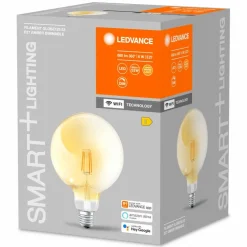 Leuchtmittel|E27|LEDVANCE LED-Globeform E27/6 Watt/Energie E Braun