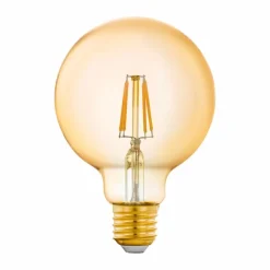 EGLO E27|Leuchtmittel-LED-Globeform E27/4,9Watt/Energie F Braun