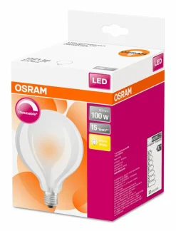 Osram E27-LED-Globeform, matt E27/11 Watt/Energie D Weiß