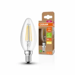 Osram E14-LED-Kerze E14/2,5 Watt/Energie B Transparent