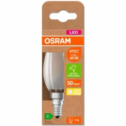 E14|Osram LED-Kerze E14/2,5 Watt/Energie B Transparent