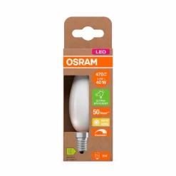 E14|Osram LED-Kerze E14/2,9 Watt/Energie C Weiß