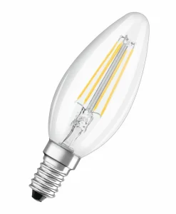 Osram E14-LED-Kerze E14/5,9 Watt/Energie D Transparent