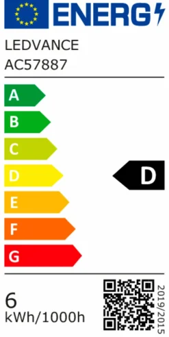 Osram E14-LED-Kerze E14/5,9 Watt/Energie D Transparent