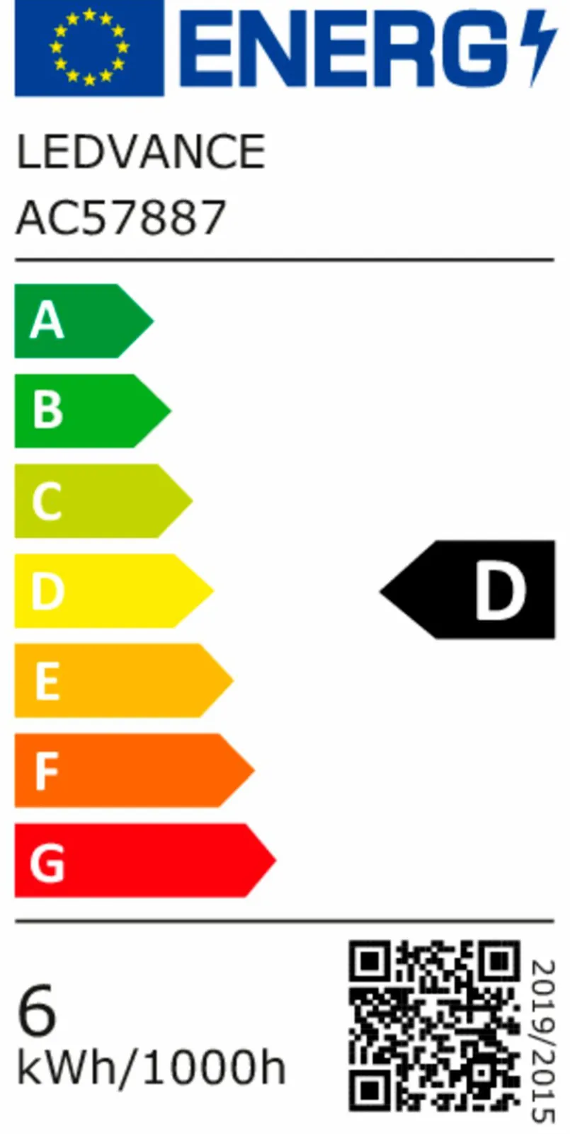 Osram E14-LED-Kerze E14/5,9 Watt/Energie D Transparent