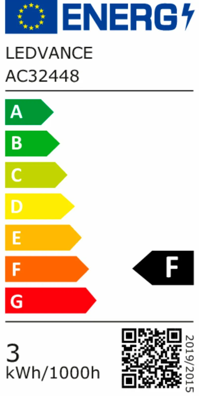 E14|Osram LED-Kerze E14/2,5 Watt/Energie F Transparent