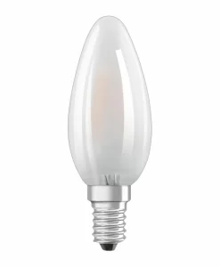 E14|Osram LED-Kerze E14/2,5 Watt/Energie F Transparent