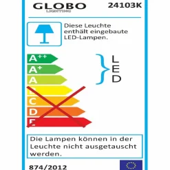 Globo Klemmleuchten-LED-Klemmleuchte Pegasi Silber