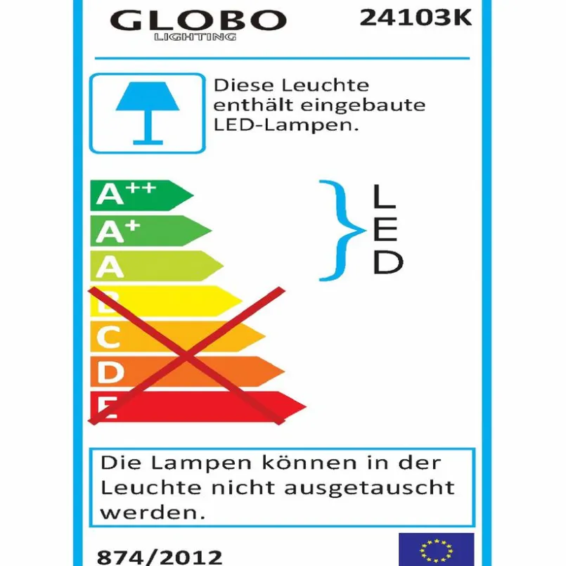 Globo Klemmleuchten-LED-Klemmleuchte Pegasi Silber