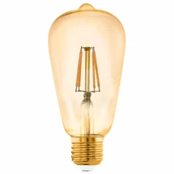EGLO Leuchtmittel|E27-LED-Kolbenform E27/4,9Watt/Energie F Braun