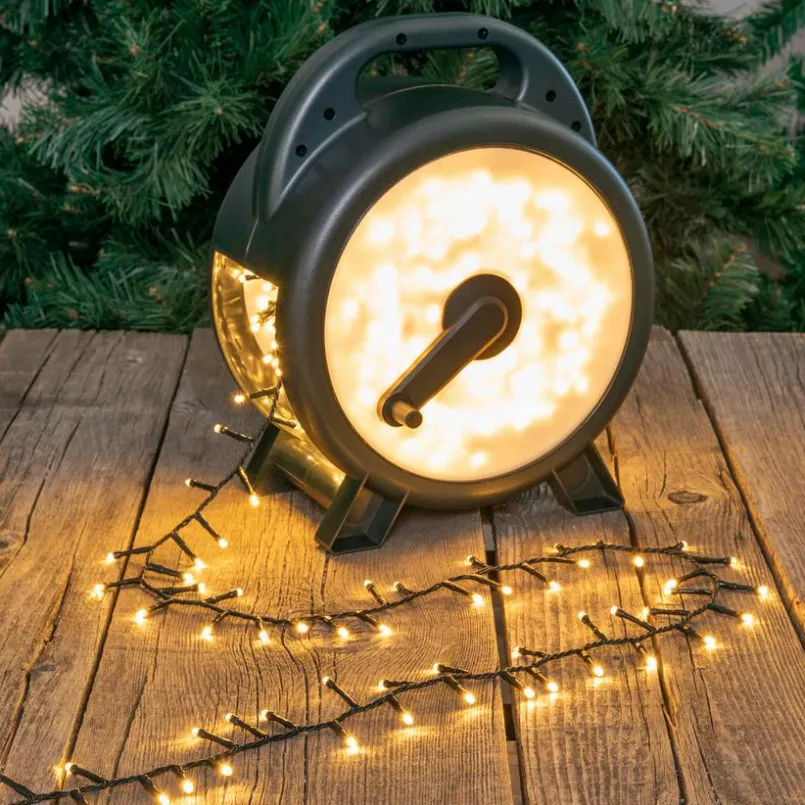 Lotti Lichterketten-LED-Lichterkette Kabeltrommel Grün