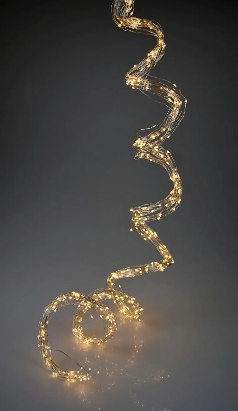 Lichterketten|AM Design LED-Lichterkette Regen Silber