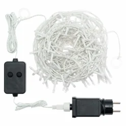 Lichterketten & Dekoleuchten|Lichterketten & Dekoleuchten|Lotti LED-Lichtervorhang Appy 180 Weiß