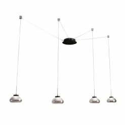 Pendelleuchten|FABAS LED-Pendelleuchte Arabella Rauch