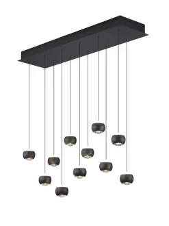 Musterring Leuchten Pendelleuchten-LED-Pendelleuchte Cannon Schwarz