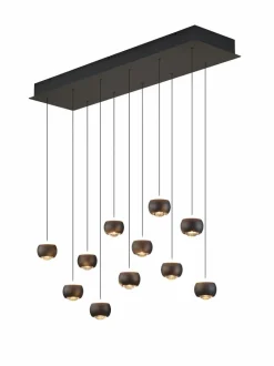 Musterring Leuchten Pendelleuchten-LED-Pendelleuchte Cannon Schwarz
