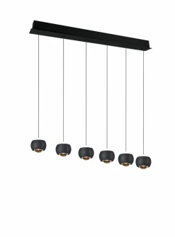 Musterring Leuchten Pendelleuchten-LED-Pendelleuchte Cannon Schwarz
