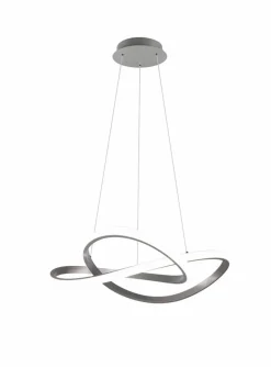Pendelleuchten|Reality Leuchten LED-Pendelleuchte Course Nickel matt