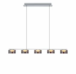 Pendelleuchten|Hell LED-Pendelleuchte Dune Silber