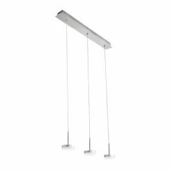 FABAS Pendelleuchten-LED-Pendelleuchte DUNK Silber