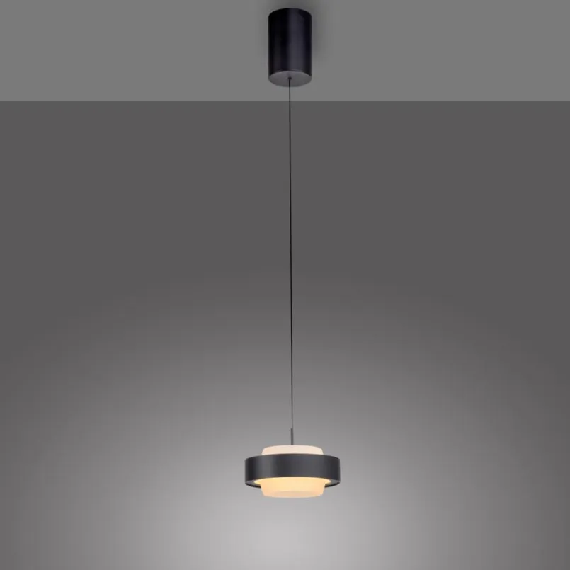 SCHÖNER WOHNEN-Kollektion Pendelleuchten-LED-Pendelleuchte Elmo Schwarz