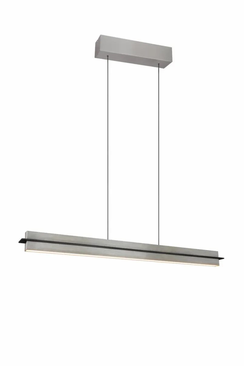 Trio Pendelleuchten-LED-Pendelleuchte Emerson Nickel matt