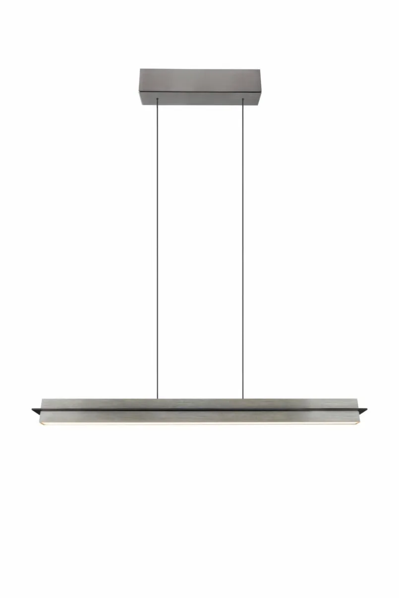 Trio Pendelleuchten-LED-Pendelleuchte Emerson Nickel matt