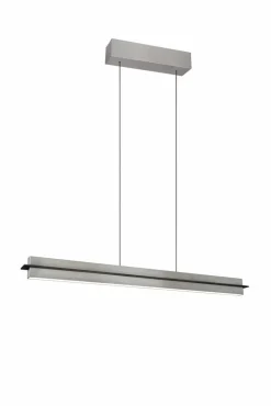 Trio Pendelleuchten-LED-Pendelleuchte Emerson Nickel matt