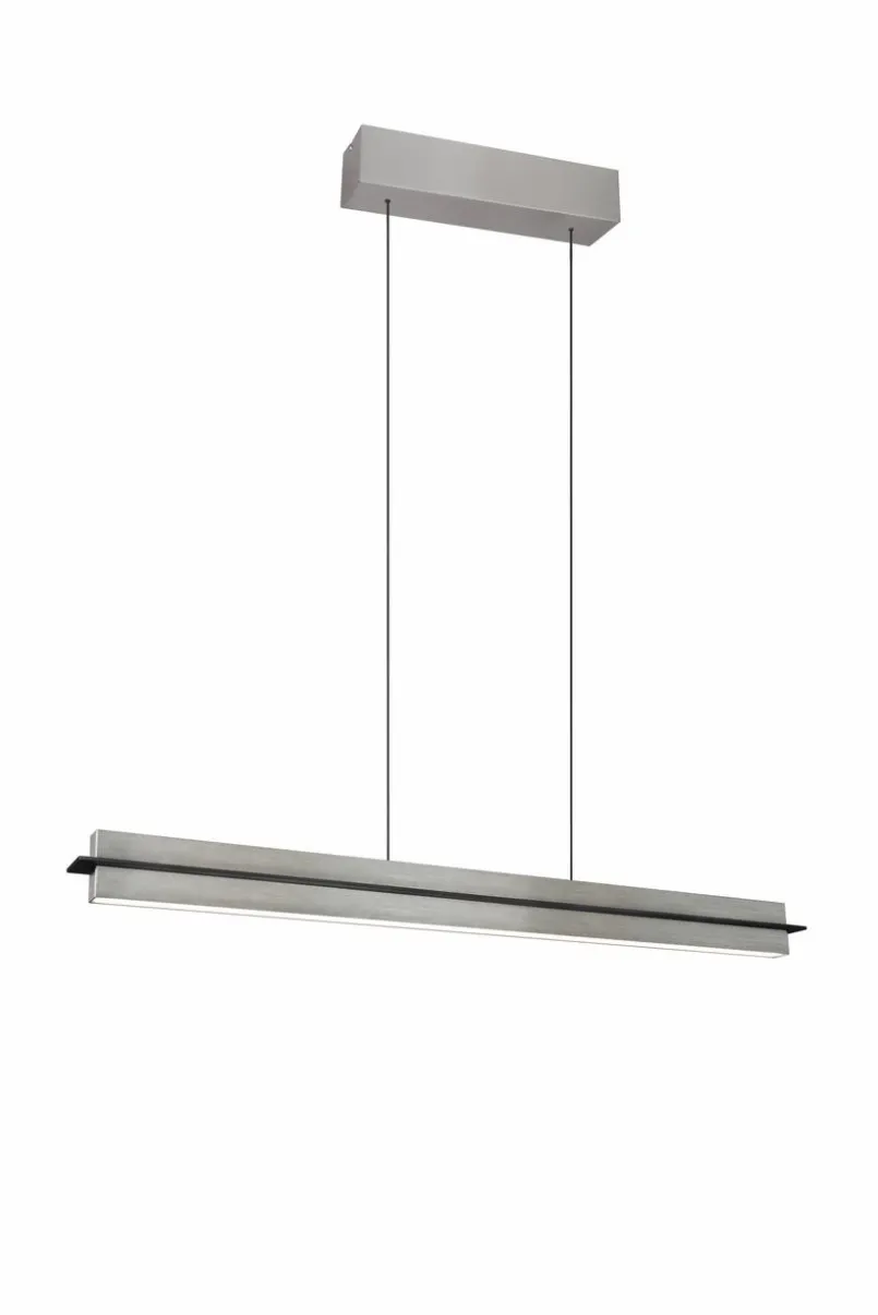 Trio Pendelleuchten-LED-Pendelleuchte Emerson Nickel matt