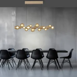 Pendelleuchten|Neuhaus PURE LED-Pendelleuchte E-Popup Bronze