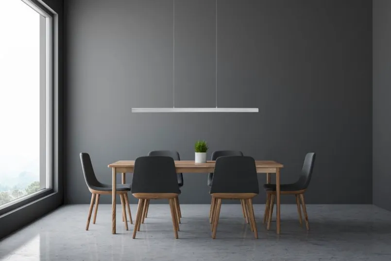 Elements Pendelleuchten-LED-Pendelleuchte Erik Silber