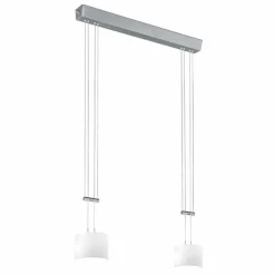 Bankamp Pendelleuchten|Pendelleuchten-LED-Pendelleuchte GRAZIA Nickel matt / Chrom