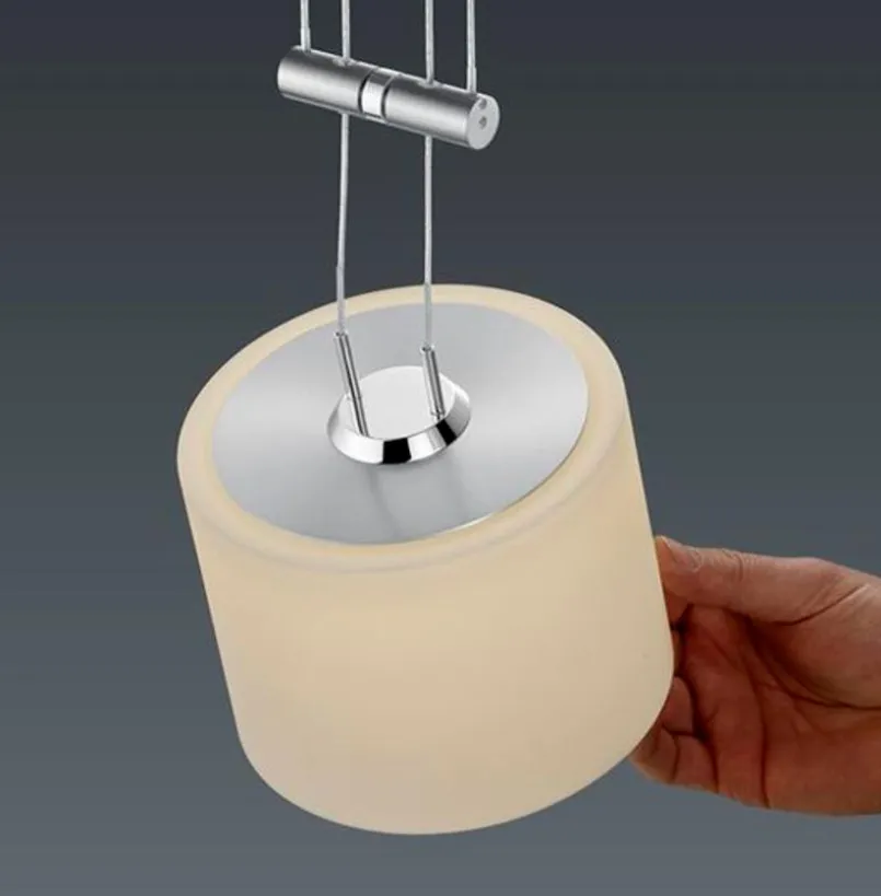 Bankamp Pendelleuchten|Pendelleuchten-LED-Pendelleuchte GRAZIA Nickel matt / Chrom