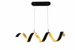 Pendelleuchten|Eco-Light LED-Pendelleuchte Helix Schwarz