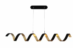 Pendelleuchten|Eco-Light LED-Pendelleuchte Helix Schwarz