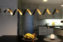Pendelleuchten|Eco-Light LED-Pendelleuchte Helix Schwarz