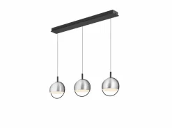 Pendelleuchten|Hell LED-Pendelleuchte Hoop Silber