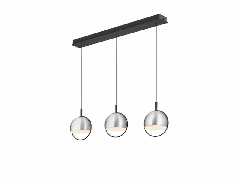 Pendelleuchten|Hell LED-Pendelleuchte Hoop Silber