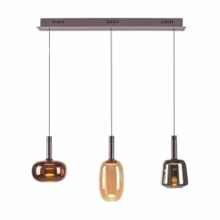 Pendelleuchten|JUST LIGHT. LED-Pendelleuchte Irides Coffee